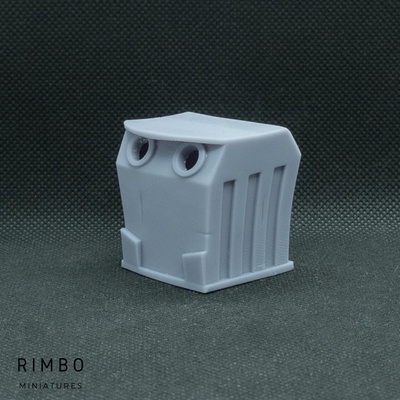 3d imprimible contenedor basura by rimbo miniaturas mesa terreno mueble apuntalar calle juegos guerra dnd paisaje mobiliario urbano 3d print model - Mito3D