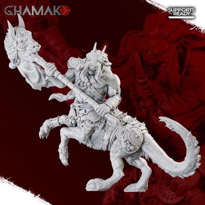 3d printable great dragon ogre by ghamak tabletop characters & creatures fantasy universe 40k war warhammer hammer 40 persian 40000 sigmar wh aos ogor 3d print model - Mito3D