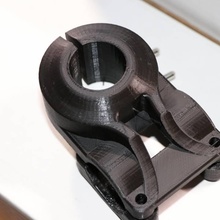 bisiklet kaz boynu yedek parça bükülebilir 3d print model - Mito3D