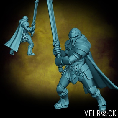 3d imprimible masculino generosidad cazador combatiente espada presupuesto by velrock arte miniaturas mesa caracteres criaturas fantasía universo d dnd 3d print model - Mito3D