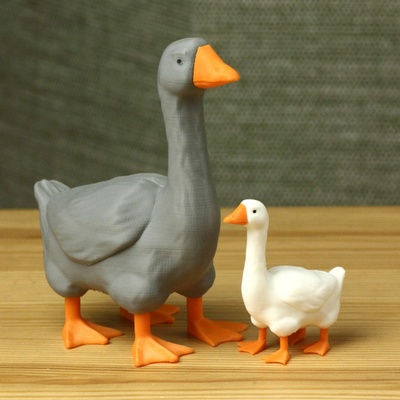 3d imprimable goooose by stanislav jouets jeux animal créature figures oie jouet 3d print model - Mito3D
