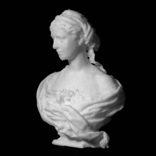 countess armand ny carlsberg glyptotek copenhagen scan bust sculpture woman noble 19thcentury denmark young danish 3d print model - Mito3D
