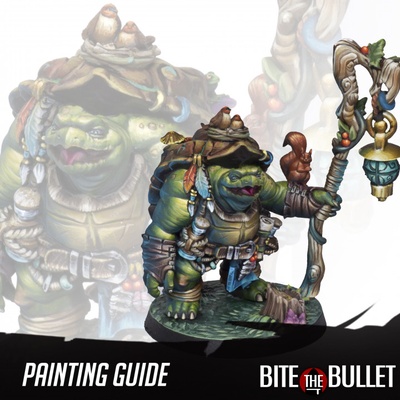 3d printable pdf painting guide olda tortle druid by bite bullet education art plastic tools 3d print model - Mito3D