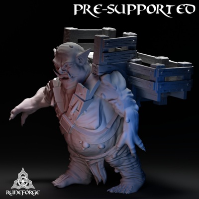 3d printable bog troll hodah by runeforge studios tabletop characters & creatures fantasy universe 3d print model - Mito3D