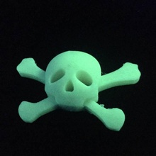 jolly roger pendant glows-in-the-dark fan art pirate nyc newyorkcity jollyroger arh 3d print model - Mito3D