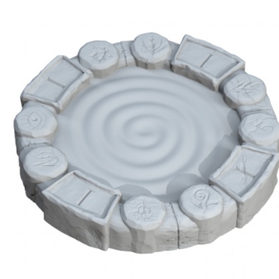 3d printable fantasy football number i dungeon portal by moonshine miniatures tabletop terrain 3d print model - Mito3D