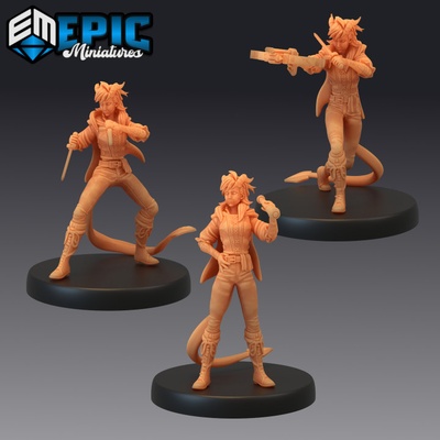 3d printable tiefling seafarer set human devil hybrid evil lord ruthless trickster by epic-miniatures 3d print model - Mito3D