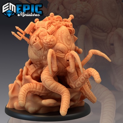 3d imprimível mariposa emergente fantasmas of profundo aquático predador gigante kraken água encontro by epic miniatures 3d print model - Mito3D