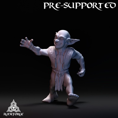 3d printable goblin child by runeforge studios tabletop characters & creatures fantasy universe 3d print model - Mito3D