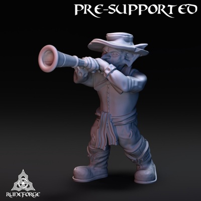 3d printable goblin horn player by runeforge studios tabletop characters & creatures fantasy universe 3d print model - Mito3D