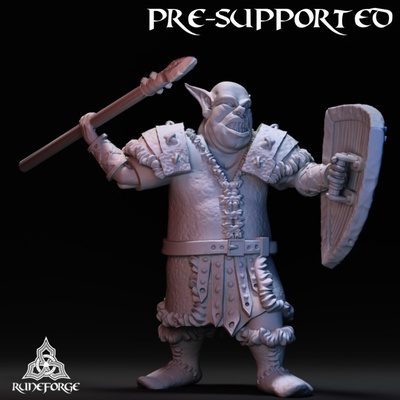 3d printable grasslands goblin spear thrower by runeforge studios tabletop characters & creatures fantasy universe 3d print model - Mito3D