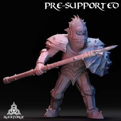 3d printable mountain goblin spear shield by runeforge studios tabletop characters & creatures fantasy universe 3d print model - Mito3D