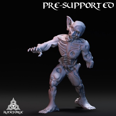 3d printable forest goblin zombie by runeforge studios tabletop characters & creatures fantasy universe 3d print model - Mito3D