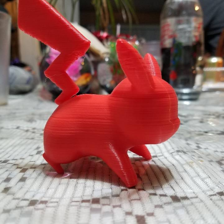 pikachu fan art pokemon 3D print model - Mito3D