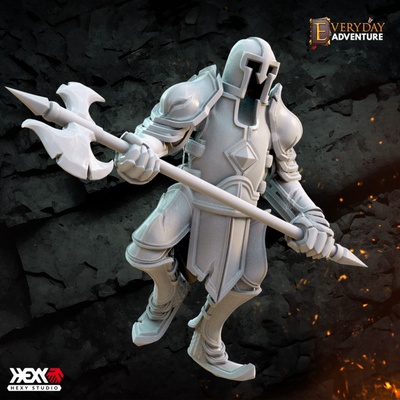 3d printable animated armor by hexy studio tabletop characters & creatures fantasy universe 3d print model - Mito3D