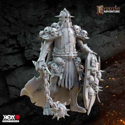 3d printable death knight by hexy studio tabletop characters & creatures fantasy universe 3d print model - Mito3D