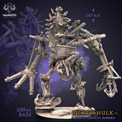 3d druckbar 9 monate loyalität belohnung death hulk +5e schuss by mammut fabrik 3d print model - Mito3D