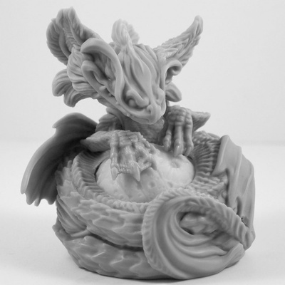 3d imprimible bakunawa soportado by cristal tierra mesa caracteres criaturas fantasía universo 3d print model - Mito3D