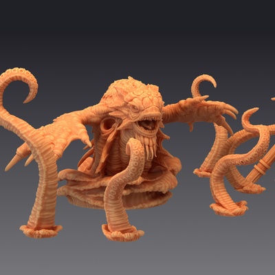 3d imprimable kraken classique tentacule mer monstre patron rencontre océan l'eau by epic miniatures 3d print model - Mito3D