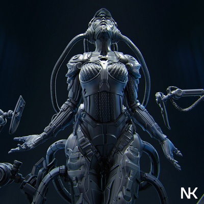 3d printable project eve presupported by nerikson fan art action figures tabletop characters & creatures sci-fi universe 3d print model - Mito3D