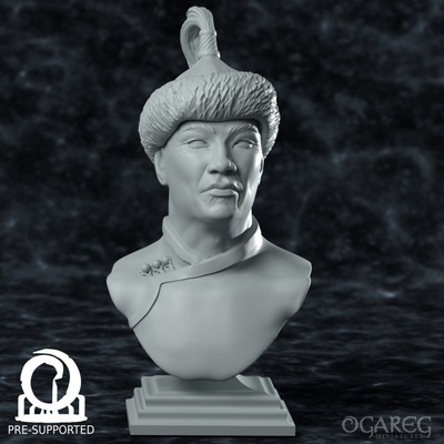 3d printable eagle hunter presupported by ogareg miniatures tabletop characters & creatures fantasy universe fan art busts 3d print model - Mito3D