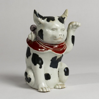 3d imprimible porcelana figura of gatito by cazar museo educación arte hogar casa jardín menaje adornos 3d print model - Mito3D