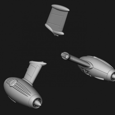 3d yazdırılabilir alanti sürücüler kuyruk yüzgeci by bomba minyatürler masaüstü karakterler yaratıklar sci fi evren araçlar makineler 3d print model - Mito3D