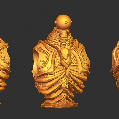 3d printable armored-skeleton-torso by action figure fusion fan art figures tabletop characters & creatures fantasy universe 3d print model - Mito3D