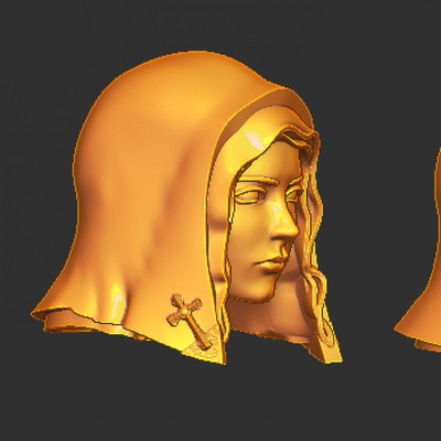 3d imprimible monja cabeza 2 0 by acción figura fusión ventilador arte cifras mesa caracteres criaturas fantasía universo 3d print model - Mito3D