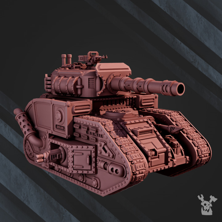 3d printable main battle tank sol vi by dakkadakkastore tabletop characters & creatures sci-fi universe vehicles machines 3D print model - Mito3D