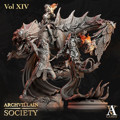 3d printable archvillain society vol xiv by games tabletop characters & creatures fantasy universe 3d print model - Mito3D