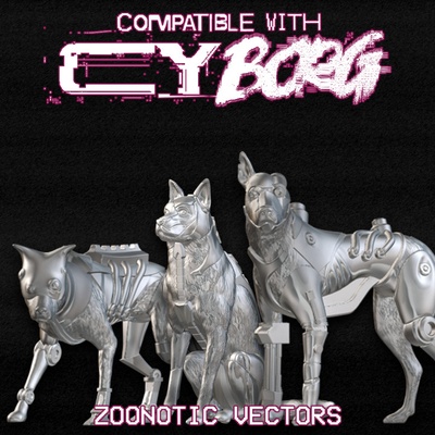 3d printable zoonotic vectors pre-supported by chronicle rpg accessories tabletop characters & creatures sci-fi universe 3d print model - Mito3D