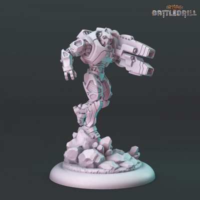 3d printable bioss - equalizer by hexy studio tabletop characters & creatures sci-fi universe 3d print model - Mito3D