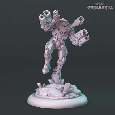 3d printable bioss - invader by hexy studio tabletop characters & creatures sci-fi universe 3d print model - Mito3D