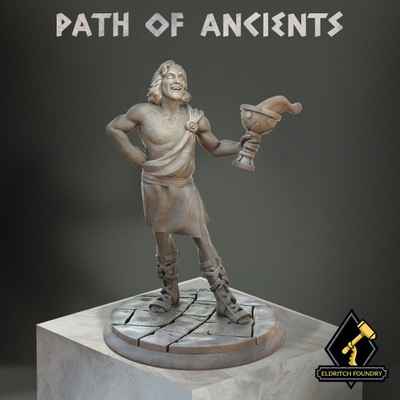 3d printable roman poet bard by eldritch foundry tabletop characters & creatures fantasy universe 3d print model - Mito3D