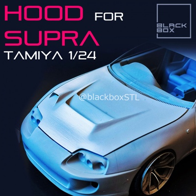 3d imprimable supra vrs douane capuche tamiya 1 24 kit modèle by black box miniatures stl rc voitures 3d print model - Mito3D