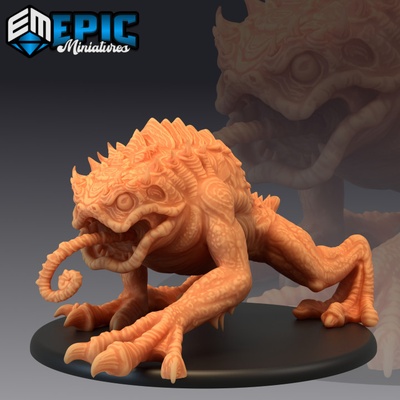3d printable wuhnan toad swamp boss encounter mythical amphibian frog by epic-miniatures 3d print model - Mito3D