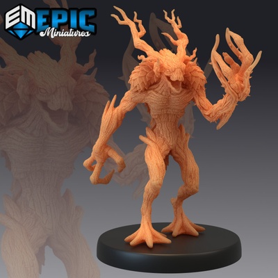 3d printable twig blight magic forest spirit tree creature woodland guardian elder treant by epic-miniatures 3d print model - Mito3D