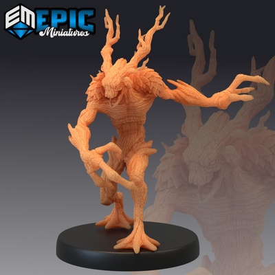 3d imprimível galho praga ataque floresta espírito árvore criatura bosque guardião velho treant by epic miniatures 3d print model - Mito3D