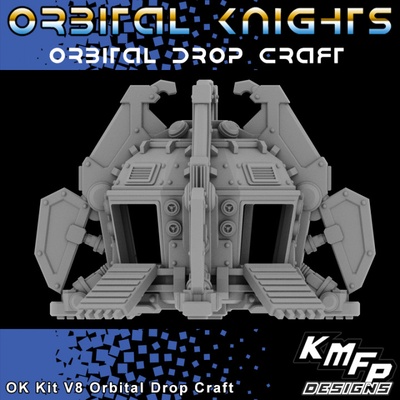 3d stampabile orbitale cavaliere kitv8 far cadere mestiere 6 8mm by kmfp disegni tavolo personaggi creature sci fi universo veicoli macchine 3d print model - Mito3D