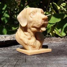 labrador busto brinquedos games animais cão figurine estátua 3d print model - Mito3D