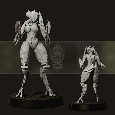 3d imprimível 3 navalha by pessoa real miniaturas tampo mesa personagens criaturas sci fi universo 3d print model - Mito3D