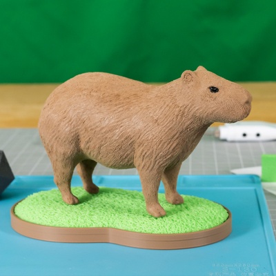 3d imprimible división capibara by devin enrique b garras montes juguetes juegos animal criatura cifras 3d print model - Mito3D