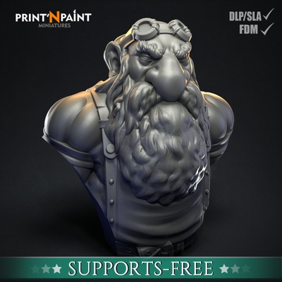 3d imprimível forjar anão fracasso by leonardo escovar tampo mesa personagens criaturas fantasia universo 3d print model - Mito3D