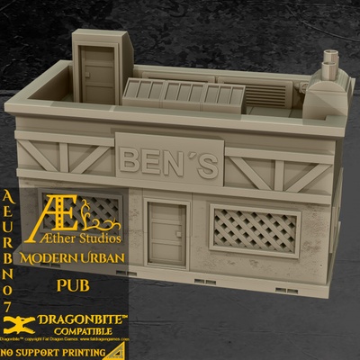 3d druckbar aeurbn07 ben kneipe by äther studios tischplatte terrain sci fi 3d print model - Mito3D