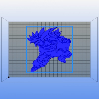 3d stampabile bas relief chibi trunk make kameha bois by cofano sebastien fan arte anime manga 3d print model - Mito3D