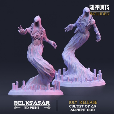 3d yazdırılabilir antik ruhlar ayarlamak x 2 by belsasar 3dprint masaüstü karakterler yaratıklar fantezi evren 3d print model - Mito3D