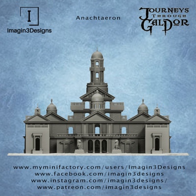 3d yazdırılabilir anahtharon büyük saray by imagin3designs masaüstü arazi fantezi 3d print model - Mito3D