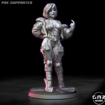 3d stampabile tentatrice banda guerra membro by gaz minis tavolo personaggi creature sci fi universo 3d print model - Mito3D