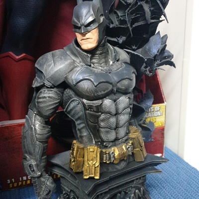 3d printable freebie b3dserk term batman arkham knight bust 1 4 ready printing by wicked fan art busts 3d print model - Mito3D